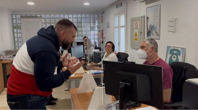 Simulacro de una agresión a un sanitario en el Centro de Salud de Barbate (Cádiz)