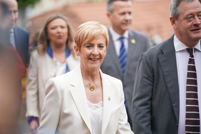 Archivo - La ex consejera de Desarrollo Económico, Sostenibilidad y Medio Ambiente vasca, Arantxa Tapia