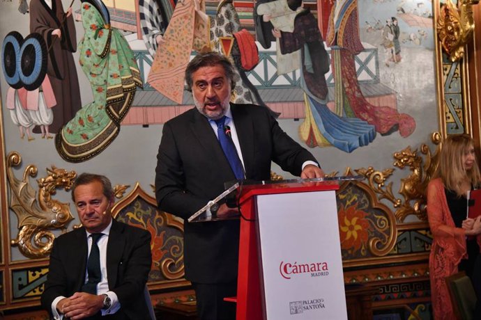 Archivo - El presidente de la Cámara del Comercio de Madrid, Ángel Asensio