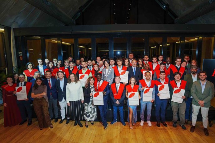 Graduación de los alumnos de la Fundación Cruzcampo.