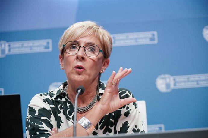 Archivo - La ex consejera de Desarrollo Económico, Competitividad y Medio Ambiente de Euskadi, Arantxa Tapia 