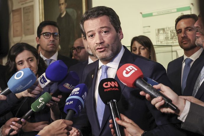 Archivo - March 26, 2024, Lisboa, Portugal: Lisbon, 26/03/2024 - Election for President of the Portuguese Parliament . In the image André Ventura after the announcement of the results