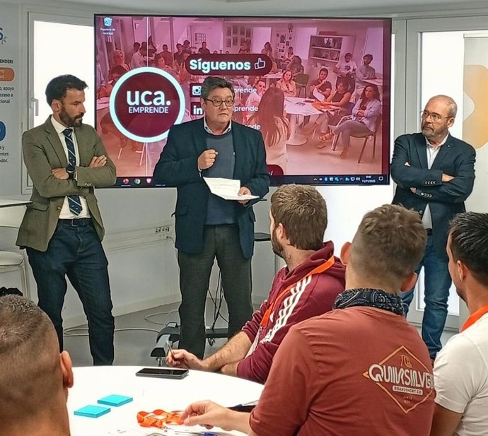 José Ángel Aparicio en la Jornada Inicial de Emprendimiento Educativo 'Emprende y Comparte'.