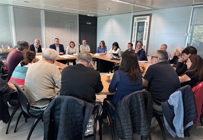 Reunión de la Mesa de la Enseñanza Privada Concertada de Baleares celebrada este martes.