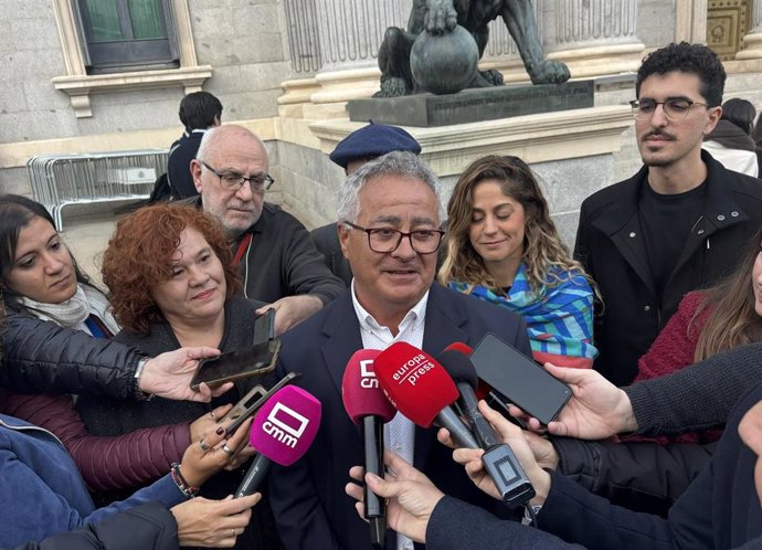 El cocoordinador de Sumar en C-LM Jesús Plaza.