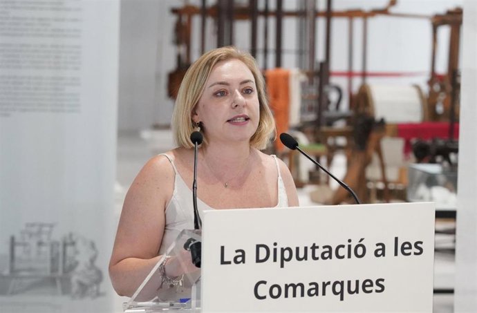 Archivo - La vicepresidenta primera de la Diputación de Valencia y responsable de Cooperación Municipal en esta institución, Natàlia Enguix. 
