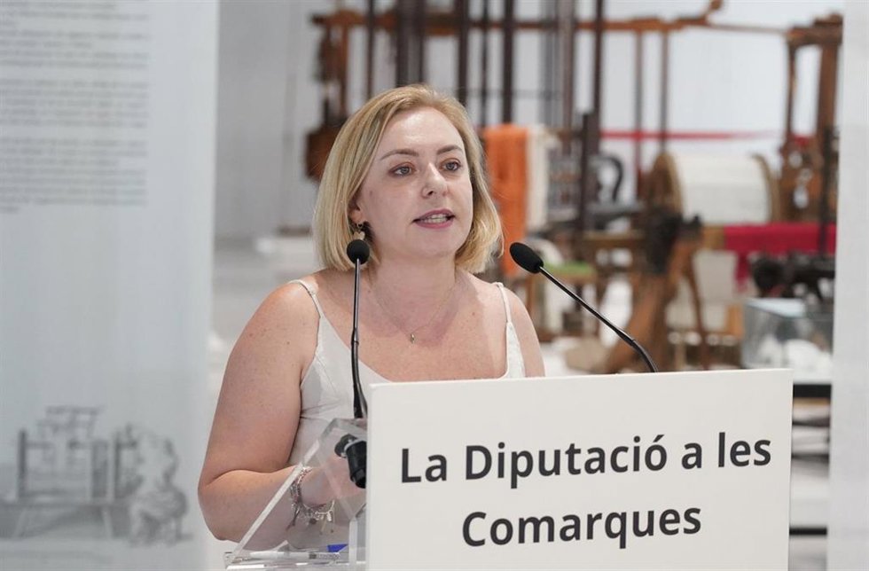 Archivo - La vicepresidenta primera de la Diputación de Valencia y responsable de Cooperación Municipal en esta institución, Natlia Enguix. 