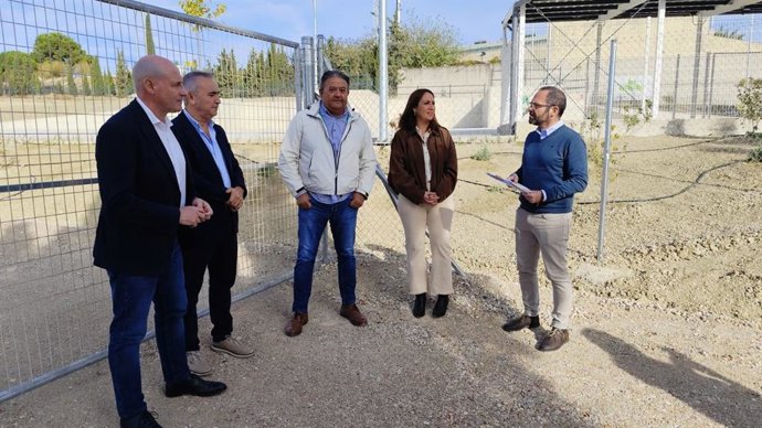 Visita a los terrenos donde se construirá el punto de acopio.