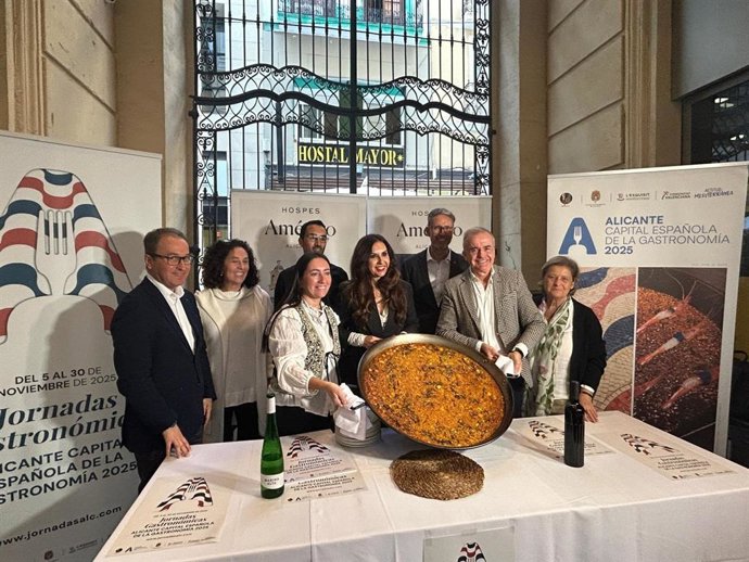 Presentación de las jornadas Alicante Capital Española de la Gastronomía