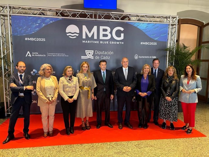 Almudena Martínez y Bruno García en el II Maritime Blue Growth.