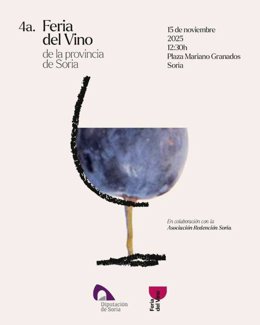 Cartel de la Feria del Vino de Soria.