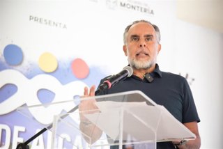 Archivo - El ministro del Interior de Colombia, Armando Benedetti