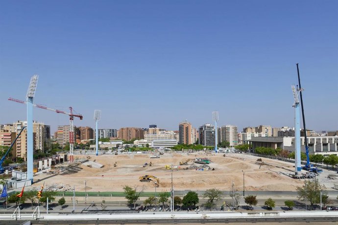 Obras de La Nueva Romareda.