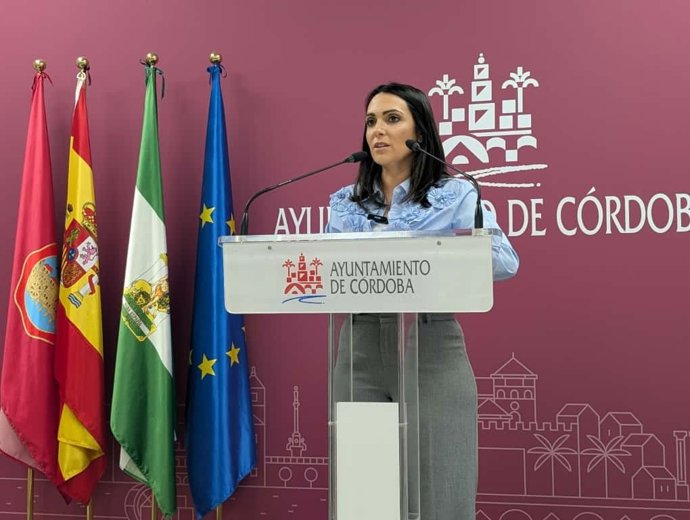 La viceportavoz del PSOE en el Ayuntamiento de Córdoba, Mamen González.