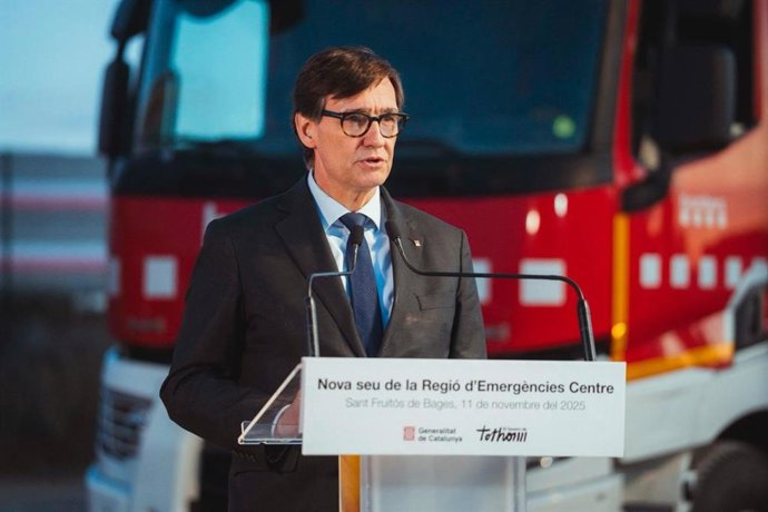 El presidente de la Generalitat, Salvador Illa.