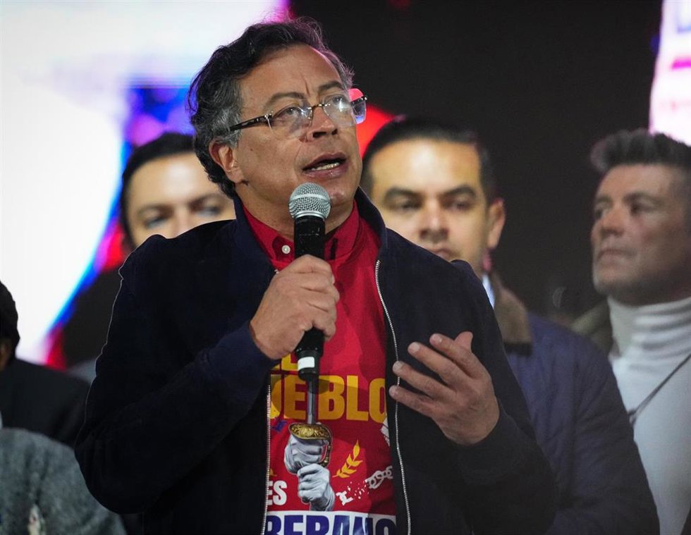 El presidente de Colombia, Gustavo Petro