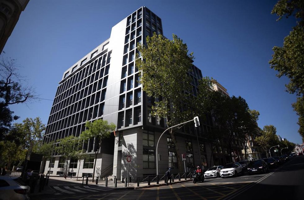 Archivo - Fachada de la sede de la Audiencia Nacional, a 26 de septiembre de 2025, en Madrid (España).