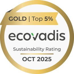 EcoVadis top 5% rating for Cell Impact. (PRNewsfoto/Cell Impact AB)