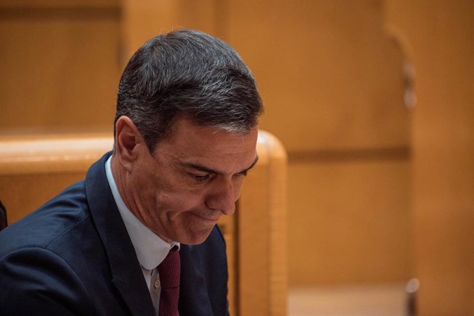 Archivo - Arxiu - El president del Govern, Pedro Sánchez, en imatge d'arxiu