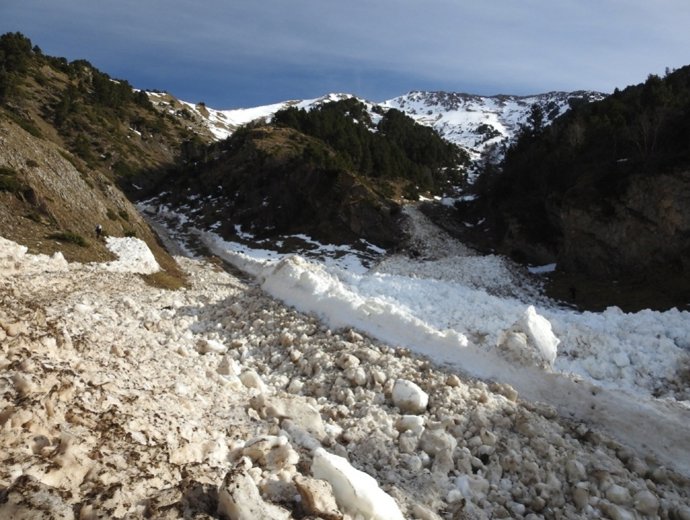 Archivo - Nieve en el Pirineo catalán.