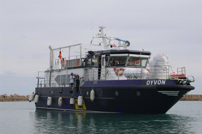 Imagen de archivo del barco de búsqueda y rescate de MSF, 'Oyvon'.
