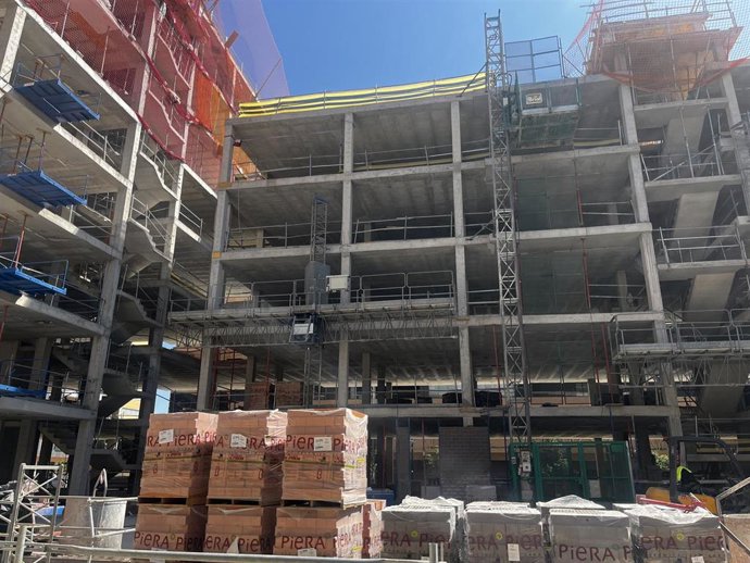 Archivo - Vivienda, obra, construcción