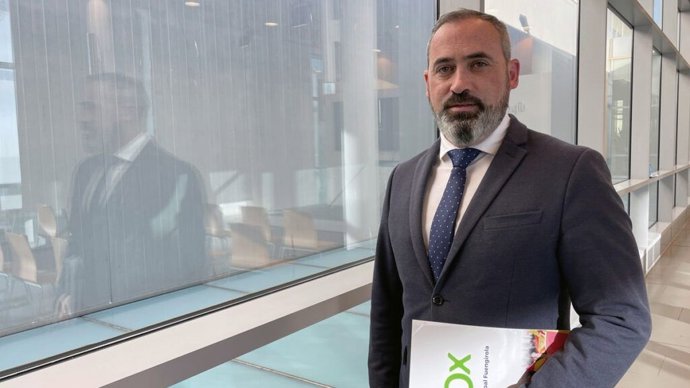 Archivo - Antonio Luna es portavoz del grupo provincial de Vox en la Diputación de Málaga.