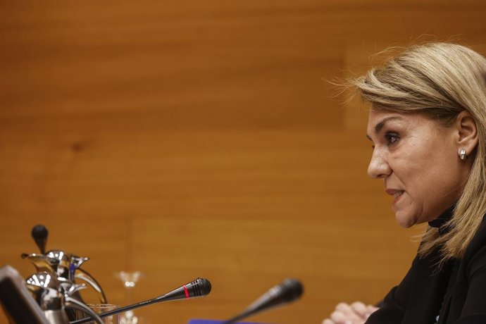 Archivo - Arxiu - La vicepresidenta i consellera de Servicis Socials, Igualtat i Habitatge, Susana Camarero, en imatge d'arxiu. 