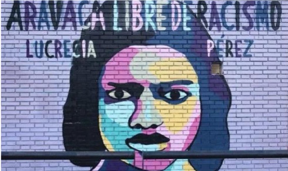 Archivo - Mural dedicado a Lucreia Pérez