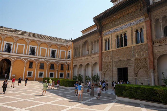 Archivo - Imágenes del Alcázar de Sevilla. Imagen de archivo.