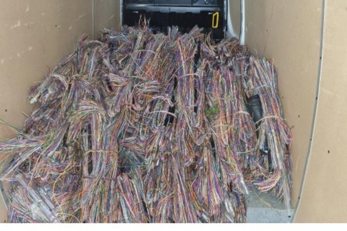 Detenidos en Lugo los seis integrantes de una banda especializada en robo de cable de cobre