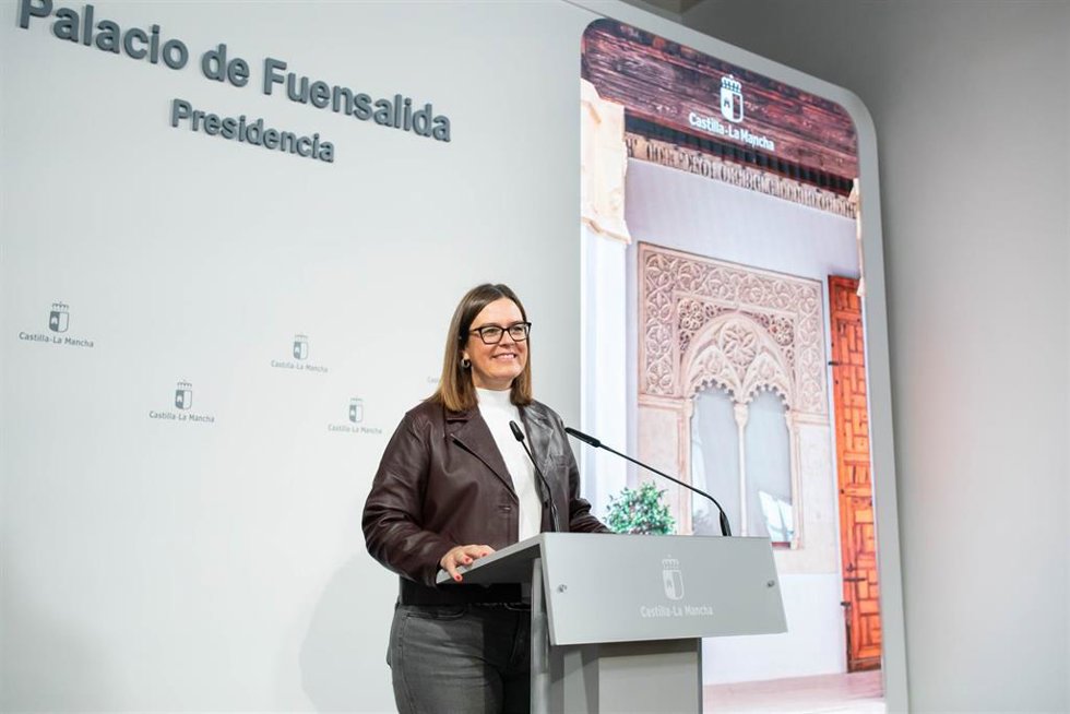 La consejera portavoz Esther Padilla