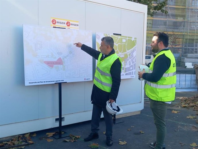Las excavaciones de Comandancia, punto de arranque para el nuevo espacio verde y turístico de Logroño que trascenderá legislaturas
