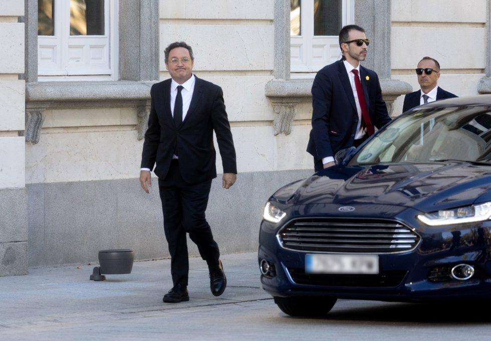 El fiscal General del Estado, Álvaro García Ortiz, a su llegada a la primera jornada del juicio al fiscal general del Estado, Álvaro García Ortiz, en el Tribunal Supremo, a 3 de noviembre de 2025, en Madrid (España).
