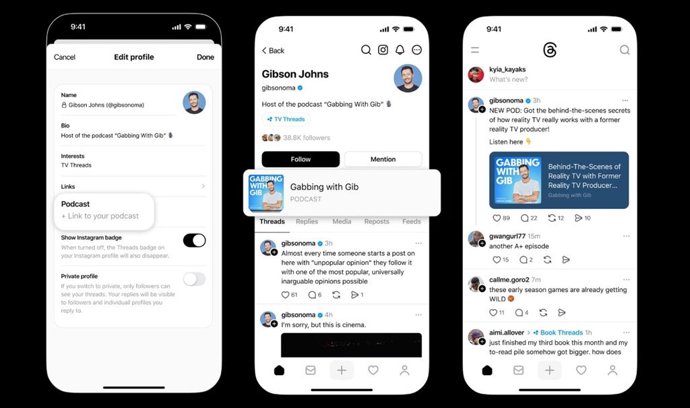 Recursos para promover podcasts no Threads