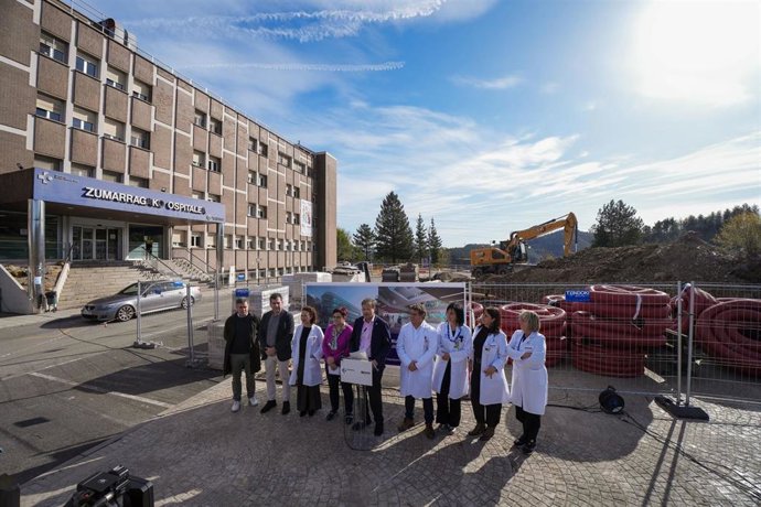 Presentación de la ampliación del Hospital de Zumarraga.