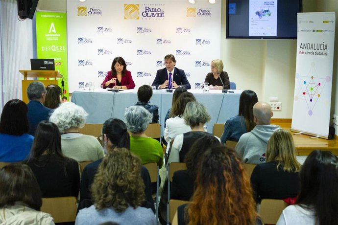 I Jornadas sobre ciencia ciudadana de la UPO, donde se ha presentado el proyecto 'Andalucía+ciencia ciudadana'