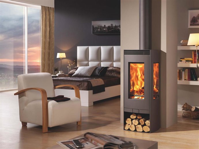 Archivo - Imagen de archivo de una chimenea