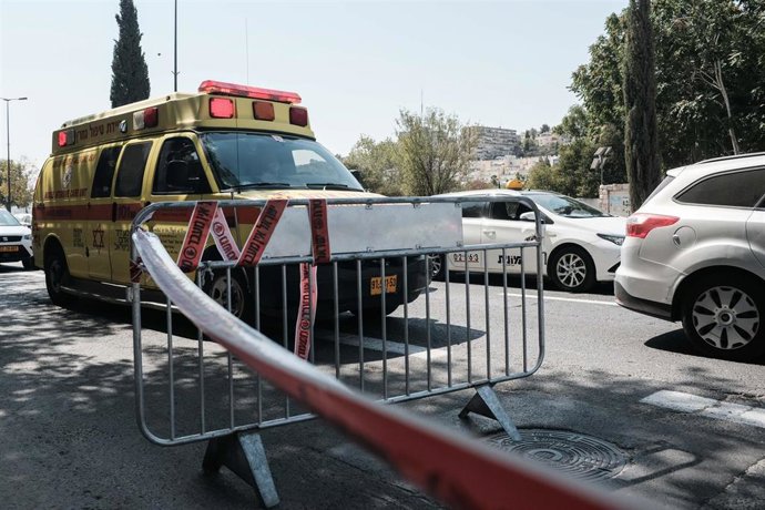 Archivo - Una ambulancia en Jerusalén, Israel (archivo)