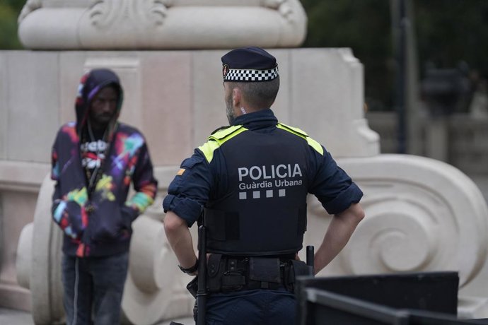 Un agent de la Guàrdia Urbana 
