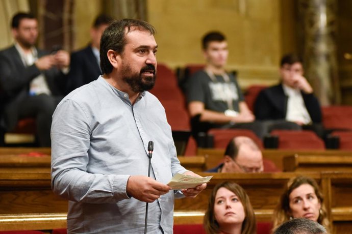 Archivo - El portaveu de la CUP al Parlament, Dani Cornellà