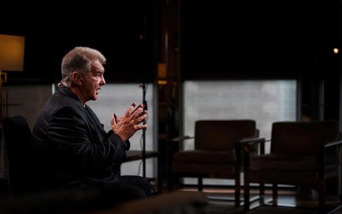 Archivo - El president del FC Barcelona, Joan Laporta