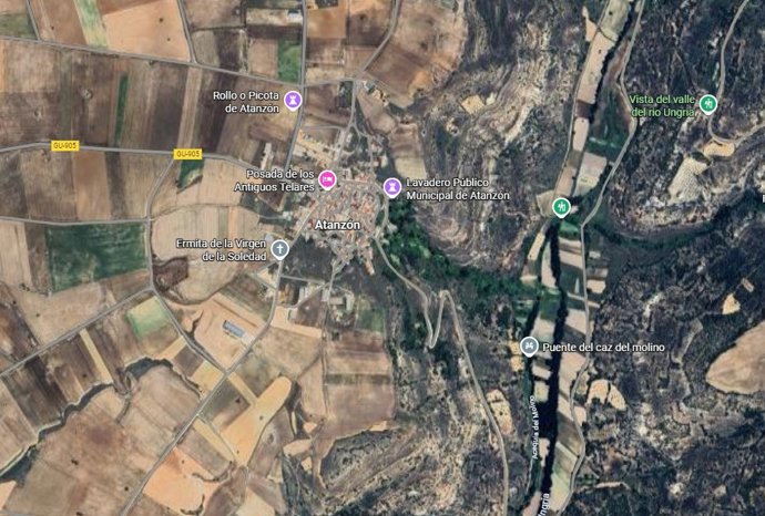 Imagen de Atanzón en Google Maps.