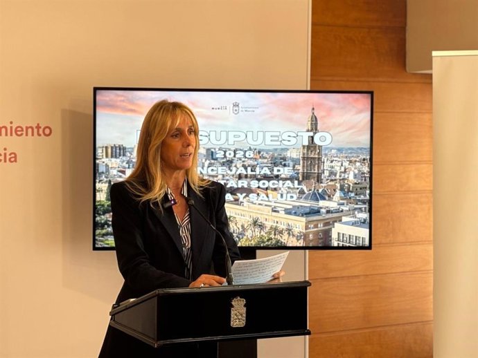 La concejala de Bienestar Social, Familia y Salud,Pilar Torres