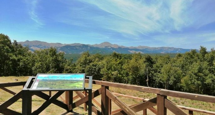 Mirador del Alto de las Matas en Cervera de Pisuerga, en la Montaña Palentina