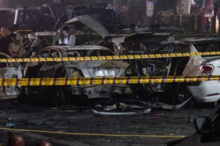 Despliegue de seguridad tras la explosión de un coche cerca del Fuerte Rojo de Nueva Delhi, la capital de India (archivo)