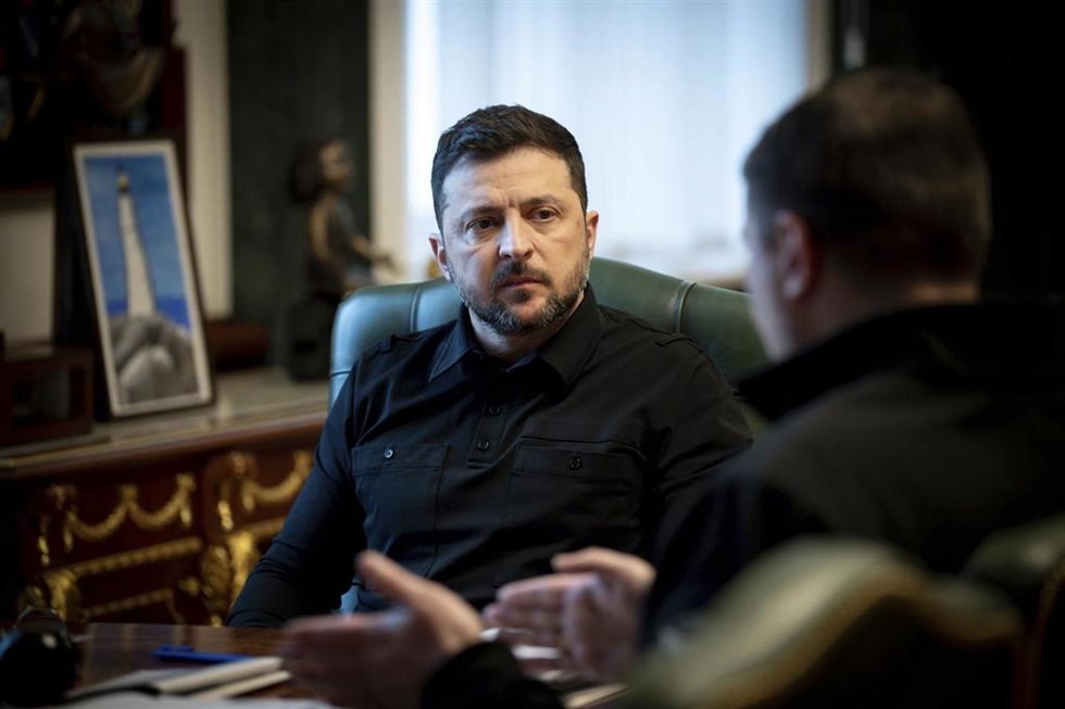 Volodimir Zelenski, presidente de Ucrania.