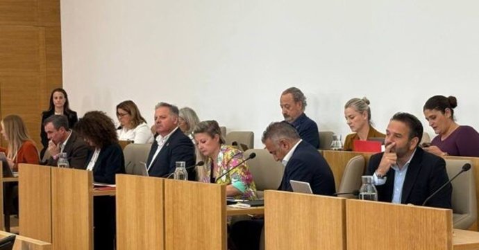 Representantes del PSOE en la Diputación Provincial de Huelva.