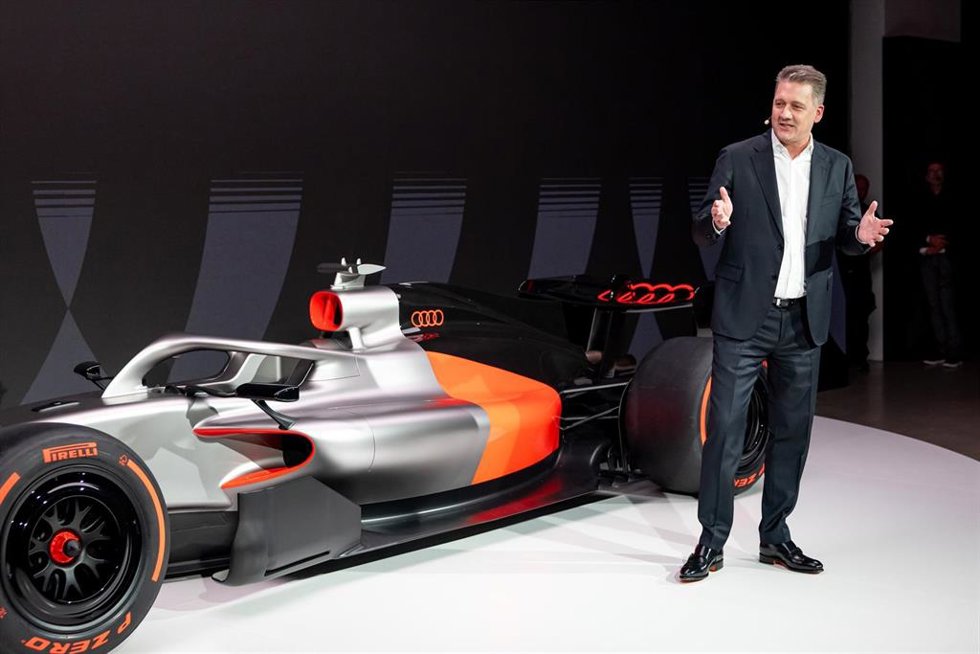 Audi muestra el diseño de su coche para la Fórmula 1