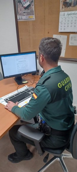 Un agente de la Guardia Civil.